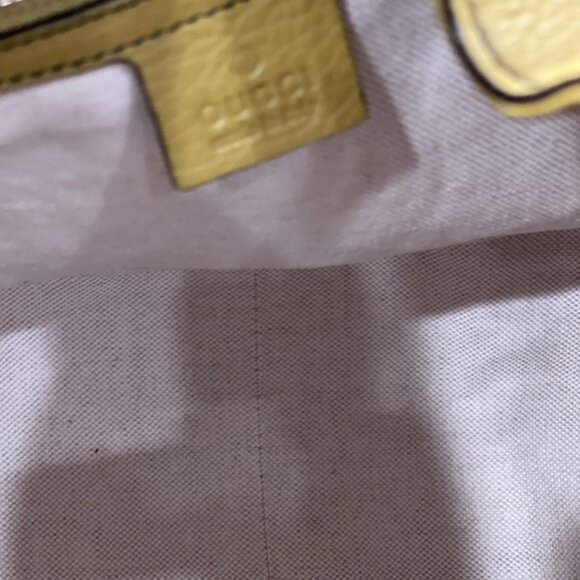 Gucci Green/Yellow Leather Emily Hobo Bag (JB1210) - Picture 11 of 14